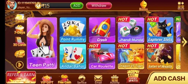 Teen Patti Master gameplay screenshot