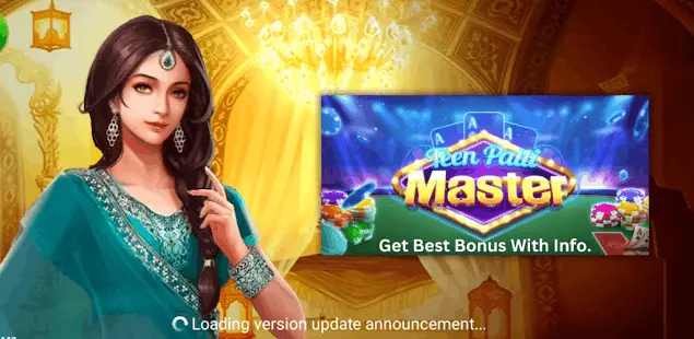 Teen Patti Master Android app interface